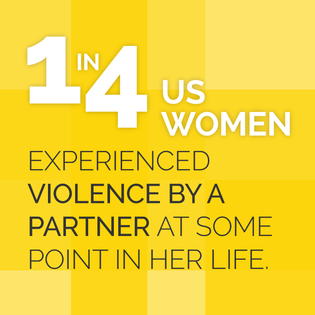 1 in 4 Women Experience Violence By A Partner