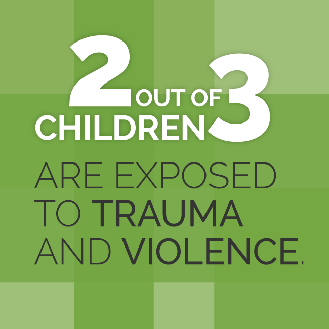 2 Out of 3 Children Are Exposed to Trauma
